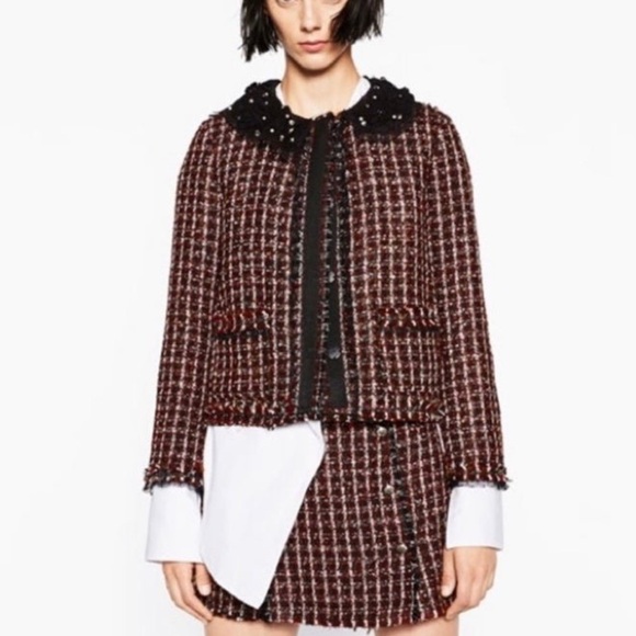 Zara Jackets & Blazers - Zara Tweed Blazer